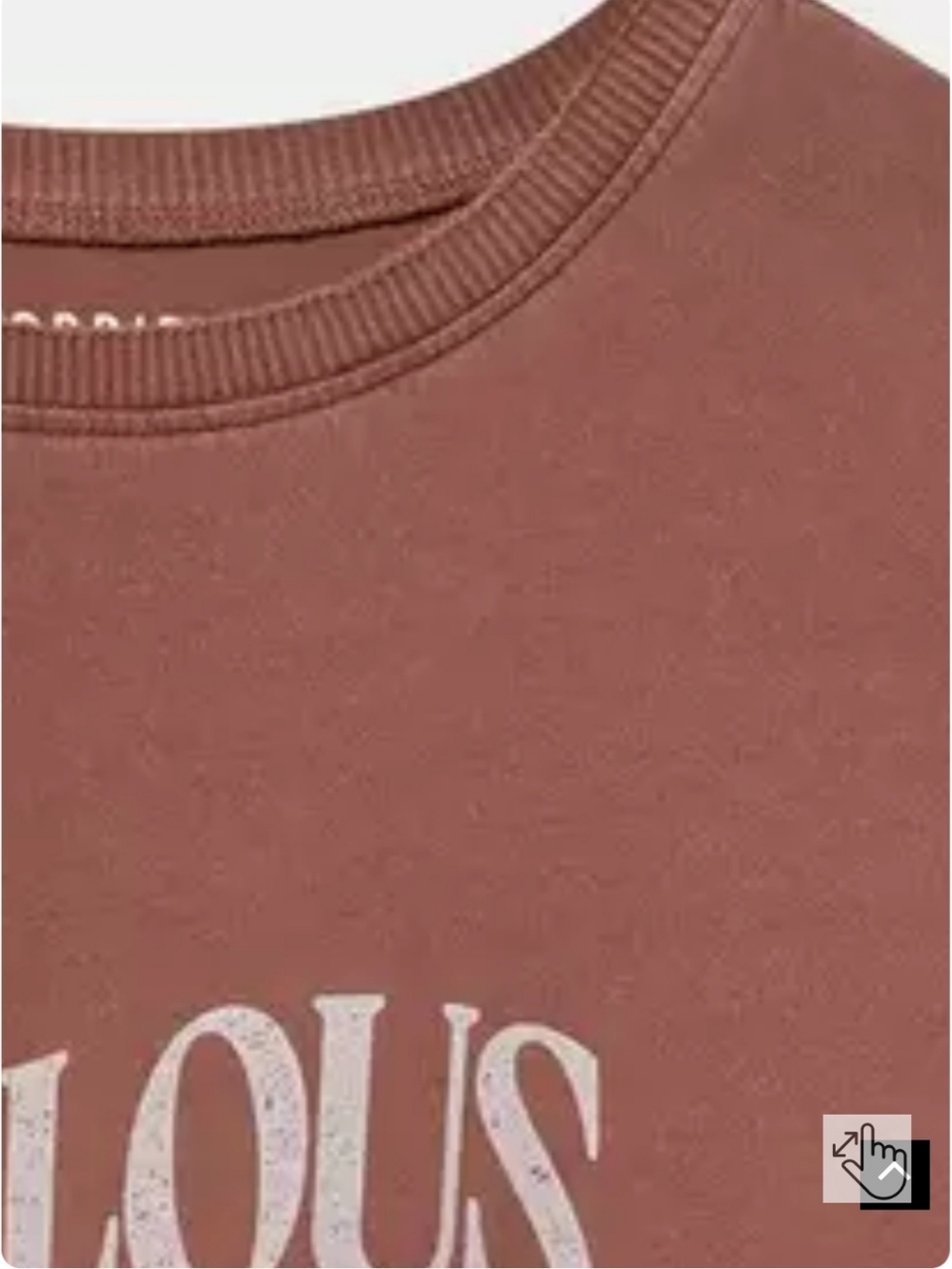 torrid Rust Brown Graphic Tee - "You Fabulous, Beautiful Mess" - Picture 4 of 5